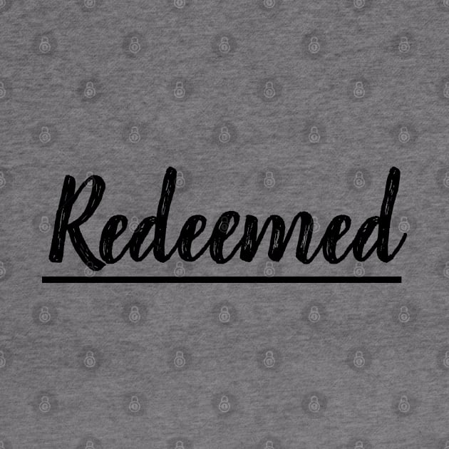 Redeemed - Christian by ChristianShirtsStudios